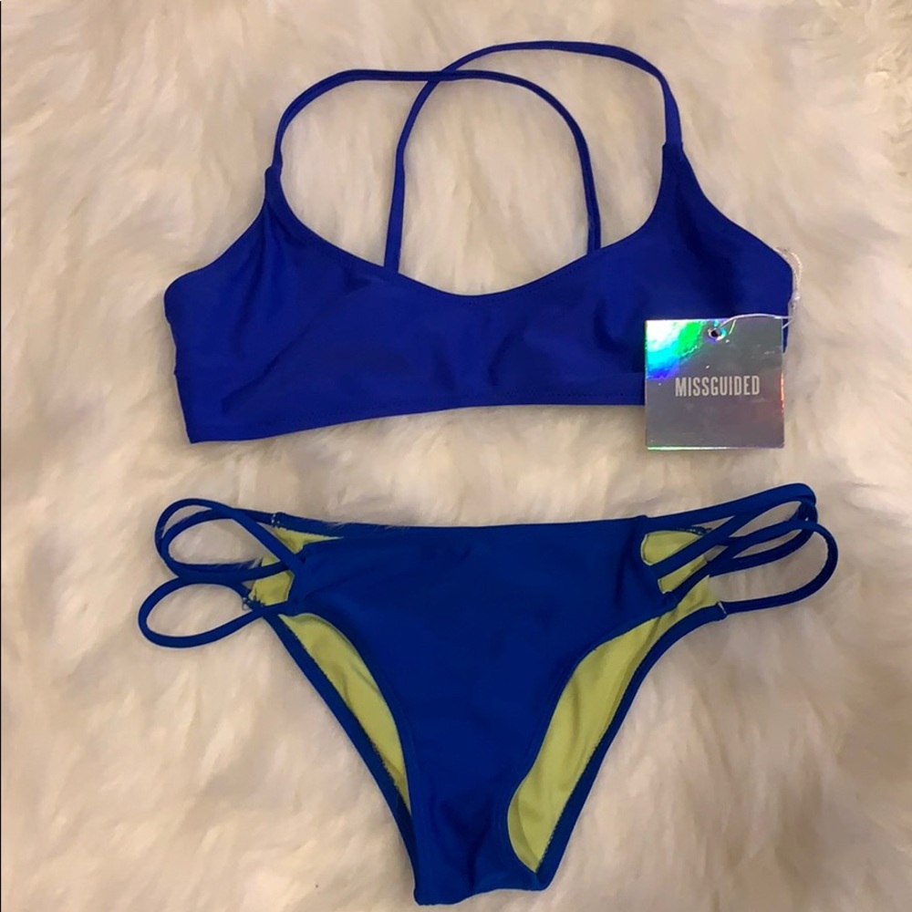 Royal blue bikini set NWT